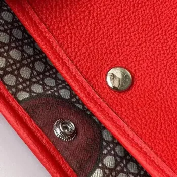 Hermes Red Fjord Garden Party 30cm s potištěnou podšívkou