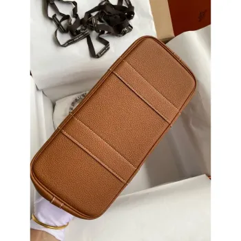 Hermes Garden Party 30 Ručně vyráběná taška z zlaté kůže Clemence