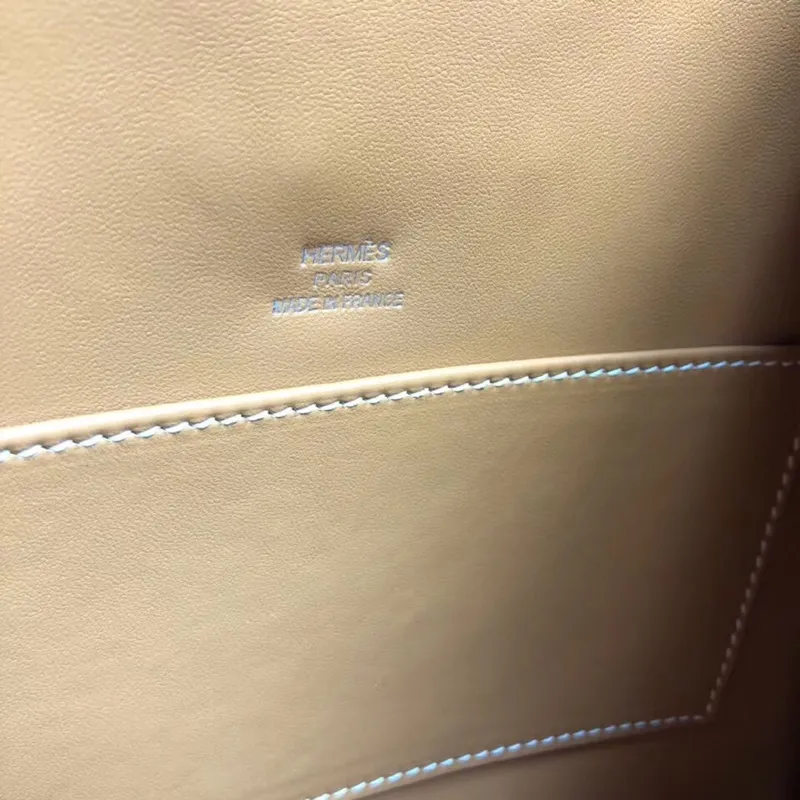 Batoh Hermes GR24 v zlaté barvě z telecí kůže