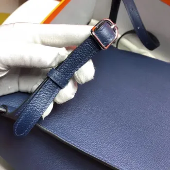 Batoh Hermes GR24 v námořnické barvě z telecí kůže