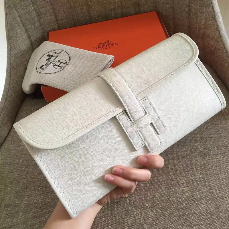 Kabelka Hermes White Epsom Jige Elan 29