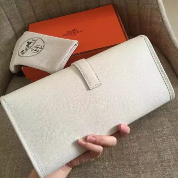 Kabelka Hermes White Epsom Jige Elan 29