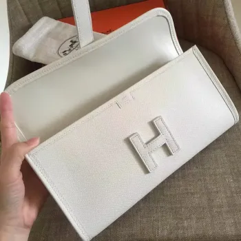 Kabelka Hermes White Epsom Jige Elan 29