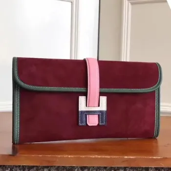 Hermes Bordeaux Suede Jige Elan 29 Kabelka