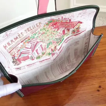 Hermes Bordeaux Suede Jige Elan 29 Kabelka