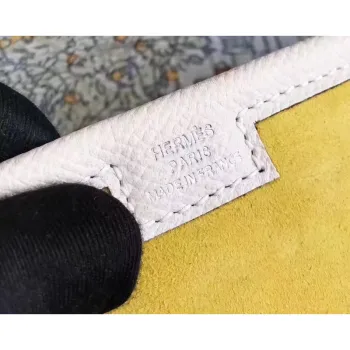 Hermes Žlutá semišová Jige Elan 29 Kabelka