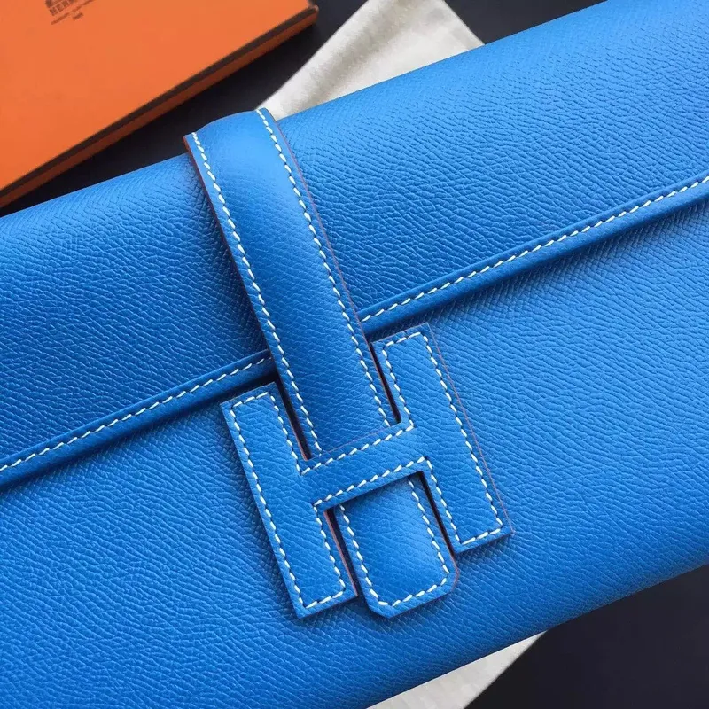 Kabelka Hermes Blue Epsom Jige Elan 29