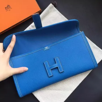 Kabelka Hermes Blue Epsom Jige Elan 29
