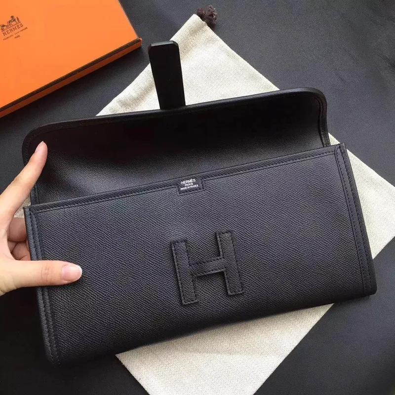 Kabelka Hermes Black Epsom Jige Elan 29
