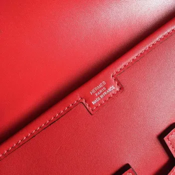 Hermes Red Swift Jige Elan 29 Kabelka