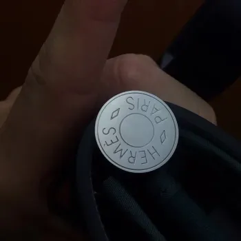 Hermes Herbag Zip 31cm Taška v námořnické modři a zelené