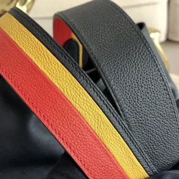 Taška Hermes Licol 17cm v černé barvě z kůže Evercolor.