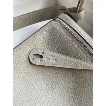 Hermes Lindy 26 Ručně vyráběná taška z kůže Beton Clemence