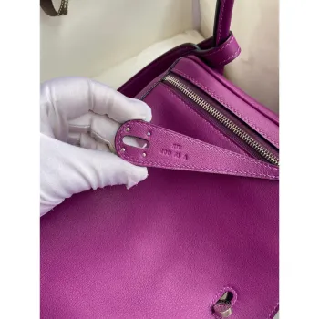 Hermes Lindy 26 Ručně vyráběná taška v anemone swift telecí kůži