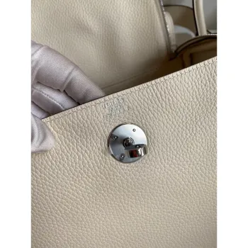 Hermes Lindy 26 Ručně vyráběná taška z kůže Nata Clemence