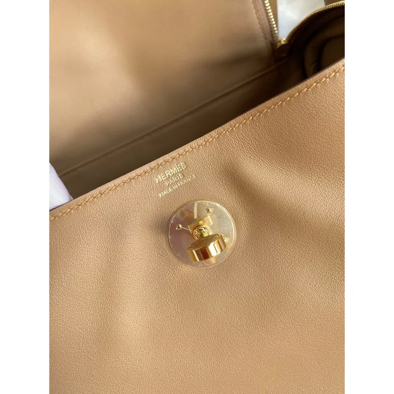 Hermes Lindy 26 Ručně vyráběná taška v kůži Chai Swift