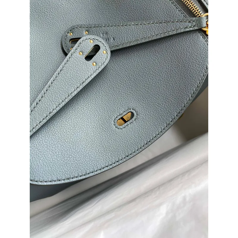 Hermes Lindy 26 Ručně vyráběná taška v kůži Vert Amande Evercolor