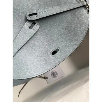 Hermes Lindy 26 Ručně vyrobená taška v modré kůži Evercolor