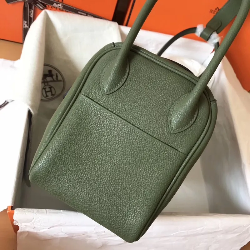 Hermes Canopee Lindy 30cm Clemence Ručně vyráběná taška
