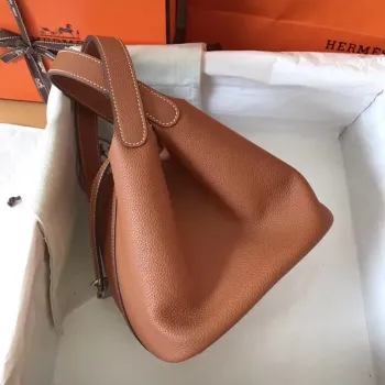 Hermes Gold Picotin Lock PM 18cm Ručně vyráběná taška