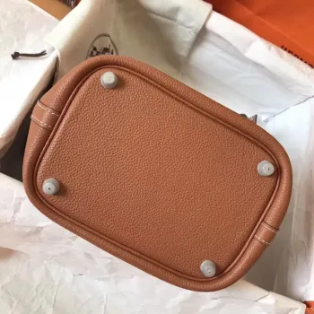 Hermes Gold Picotin Lock PM 18cm Ručně vyráběná taška