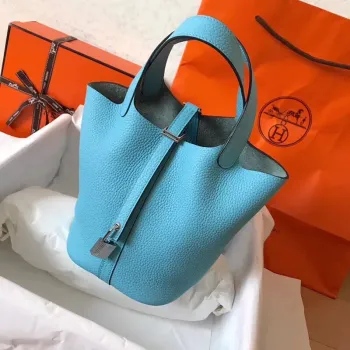 Hermes Lagon Picotin Lock PM 18cm Ručně vyráběná taška