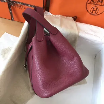 Hermes Ruby Picotin Lock PM 18cm Ručně vyráběná taška