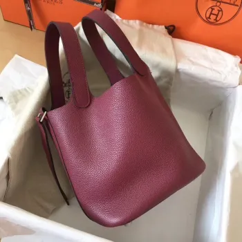 Hermes Ruby Picotin Lock PM 18cm Ručně vyráběná taška