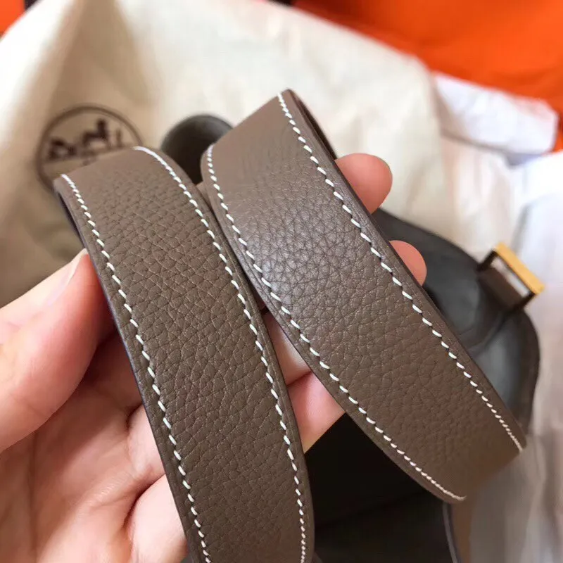 Hermes Taupe Picotin Lock PM 18cm Ručně vyráběná taška