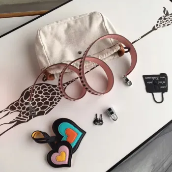 Hermes Pink Picotin Lock 22cm Taška s pletenou rukojetí