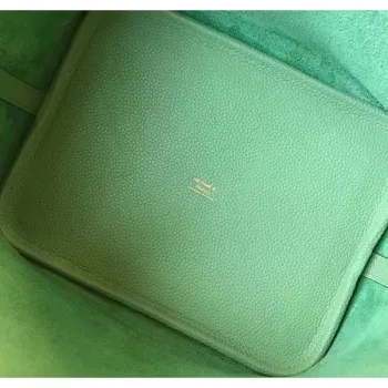 Hermes Vert Criquet Picotin Lock MM 22cm Ručně vyráběná taška