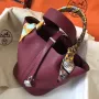 Hermes Ruby Picotin Lock MM 22cm Ručně vyráběná taška