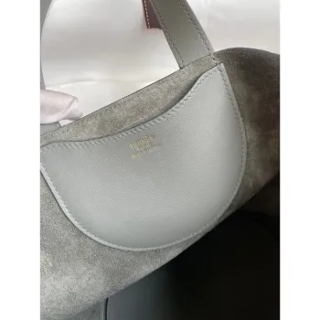 Hermes In The Loop 18 Ručně vyráběná taška v kůži Gris Meyer Clemence