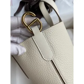 Hermes In The Loop 18 Ručně vyráběná taška z kůže Craie Clemence