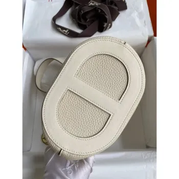 Hermes In The Loop 18 Ručně vyráběná taška z kůže Craie Clemence