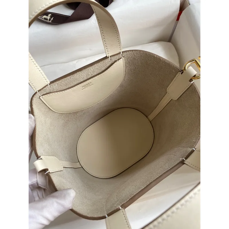 Hermes In The Loop 18 Ručně vyráběná taška z kůže Craie Clemence