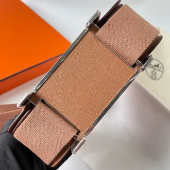 Hermes Geta Ručně Vyrobená Taška z Kůže Quebracho Chevre Mysore