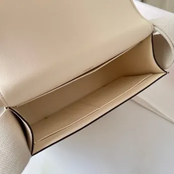 Hermes Geta Ručně Vyrobená Taška z Kůže Nata Chevre Mysore