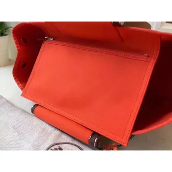 Taška Hermes Cabag Elan v plátně Capucine