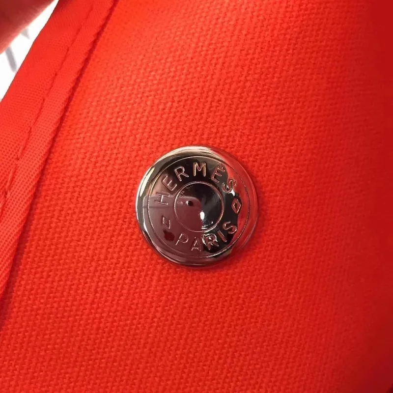 Taška Hermes Cabag Elan v plátně Capucine