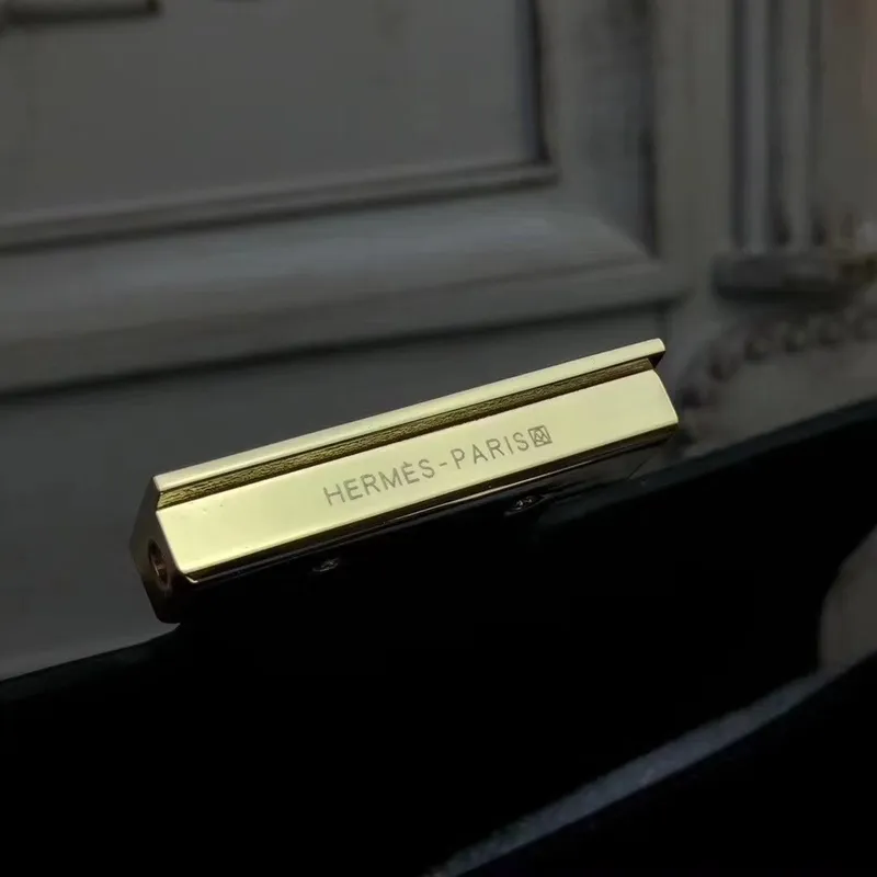 Hermes Black Constance MM 24cm Kožená Taška