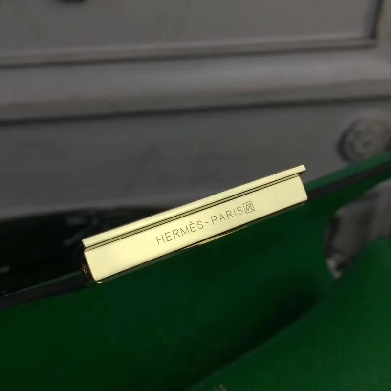 Hermes Bamboo Constance MM 24cm Epsom kožená taška