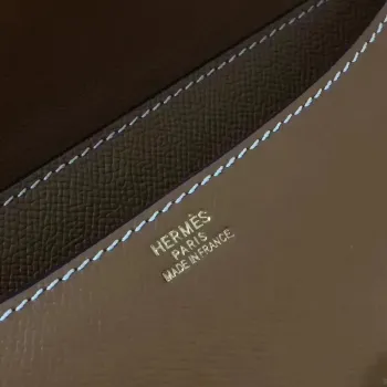 Hermes Brown Constance MM 24cm Epsom kožená taška