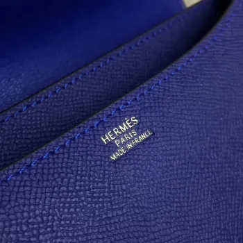 Hermes Blue Electric Constance MM 24cm Epsom kožená taška