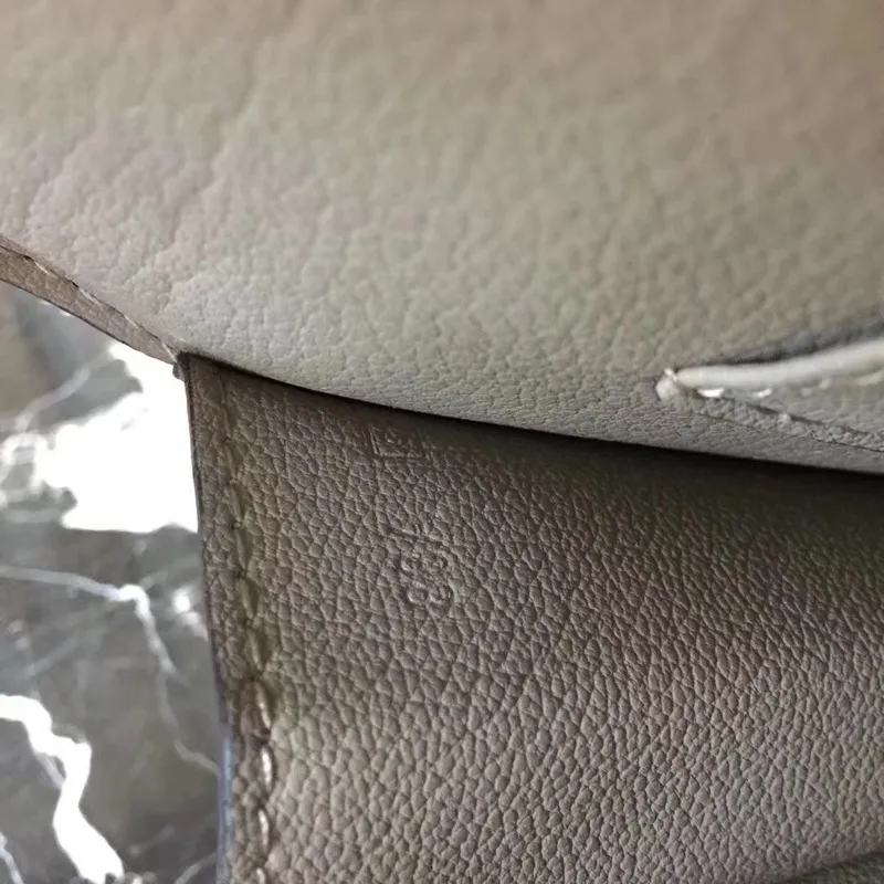 Hermes Grey Constance MM 24cm Epsom kožená taška