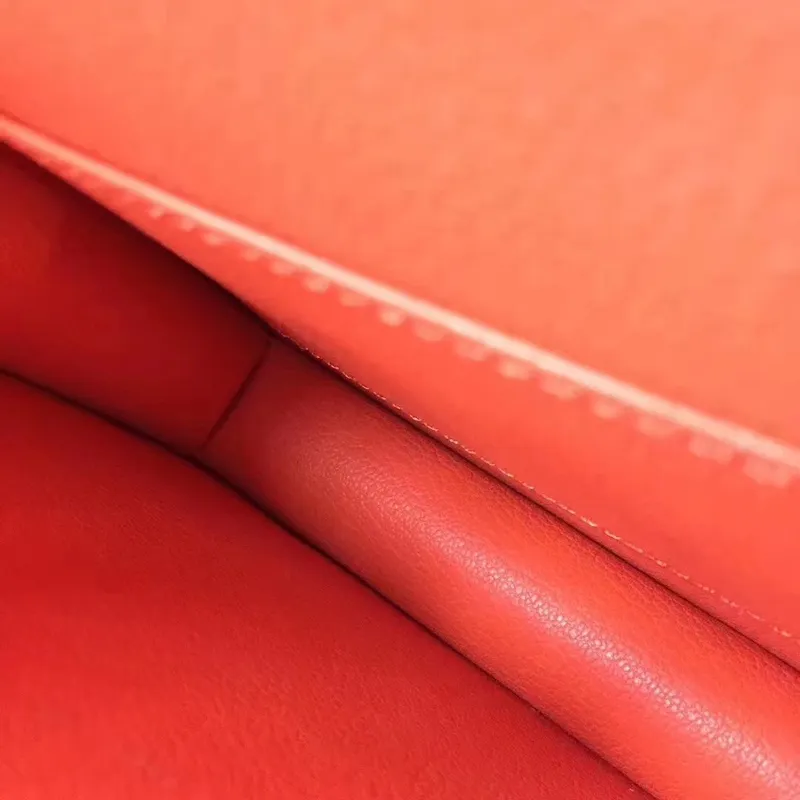 Hermès Orange Constance MM 24cm Epsom kožená taška