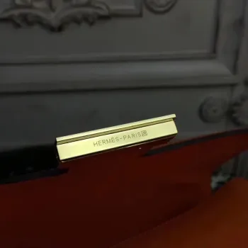 Hermès Orange Constance MM 24cm Epsom kožená taška