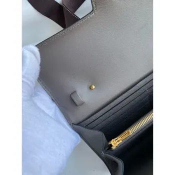 Hermes Constance To Go peněženka v Etain Epsom telecí kůži