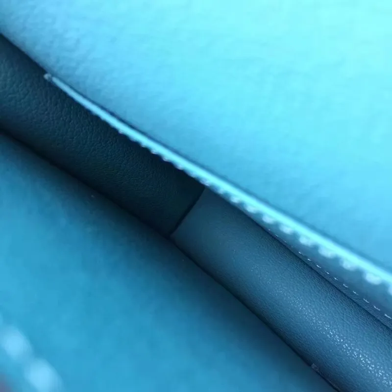 Hermes Blue Atoll Constance MM 24cm Epsom kožená taška