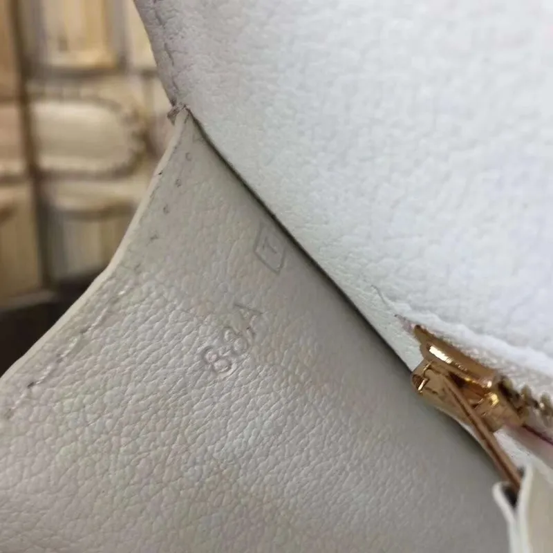 Hermès Bílá Constance MM 24cm Krokodýlí Taška